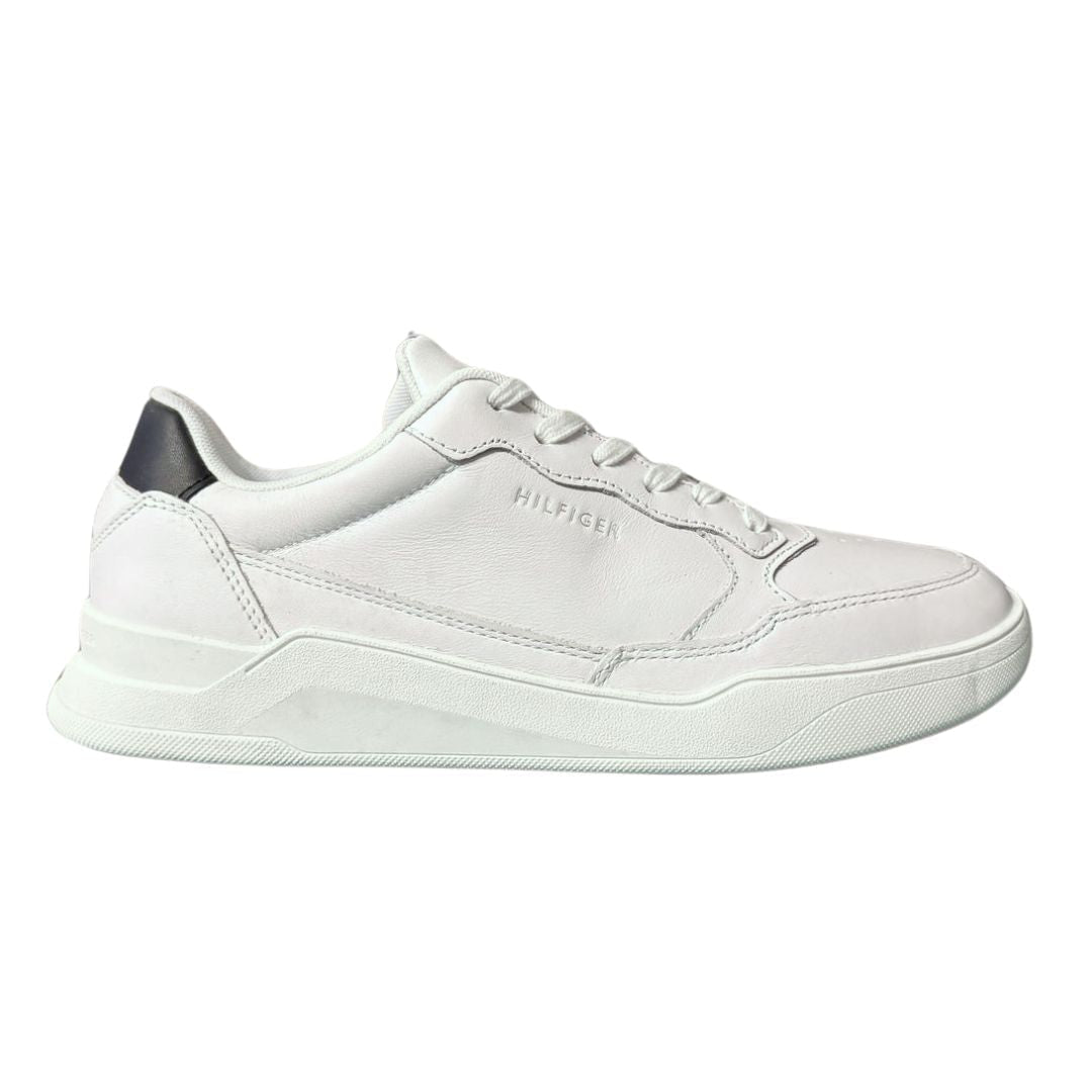 Tommy Hilfiger Elevated Leather Cupsole Trainers XM0XM02873 - White / 40