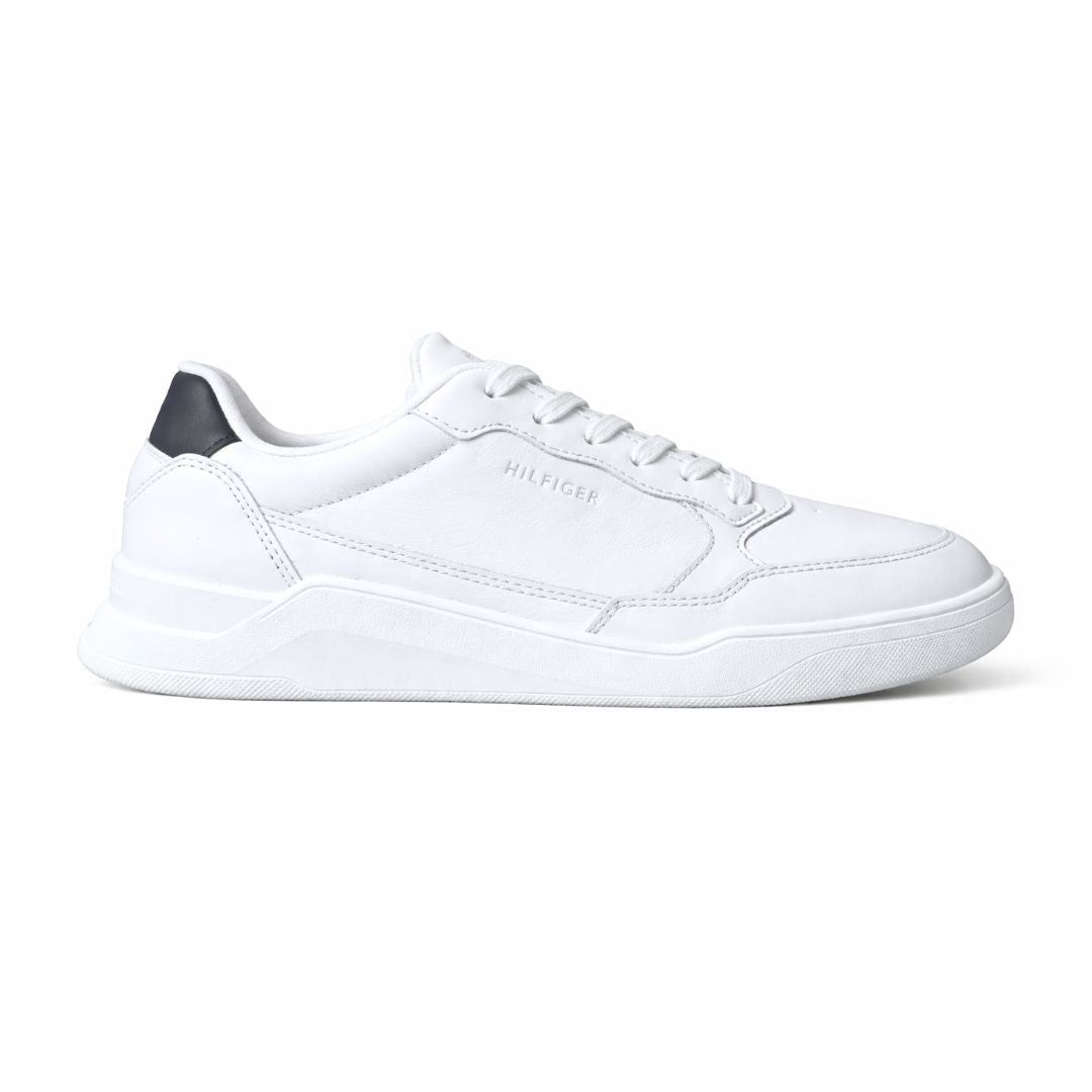 Tommy Hilfiger Elevated Leather Cupsole Trainers XM0XM02873 - White / 40