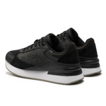 Tommy Hilfiger Elevated Leather Embossed Sneakers Women - BLK