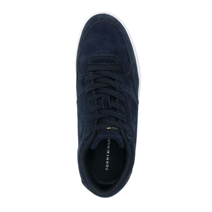 Tommy Hilfiger Elevated Mid Cup Suede Leather FM0FM04134- NAVY - Shoes