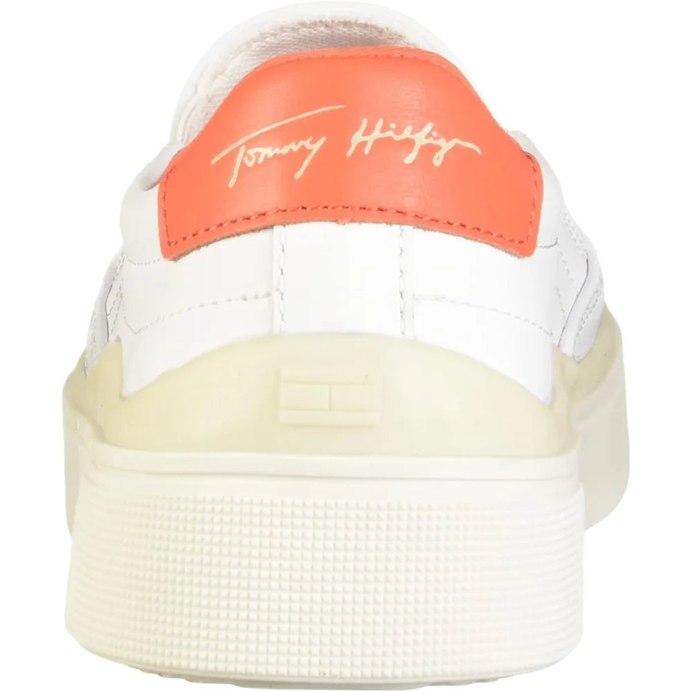 Tommy Hilfiger Elevated Slip on Sneaker - WHTORG - White / 38 - Shoes