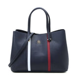 Tommy Hilfiger Emblem Satchel Handbag Women - NVY - Navy