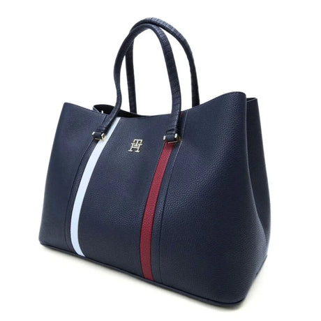 Tommy Hilfiger Emblem Satchel Handbag Women - NVY - Navy