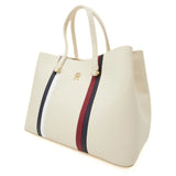 Tommy Hilfiger Emblem Satchel Handbag Women - OFFWHT - Off White