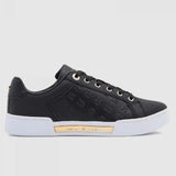 Tommy Hilfiger Embossed Monogram Sneakers - BLKWHT - Shoes