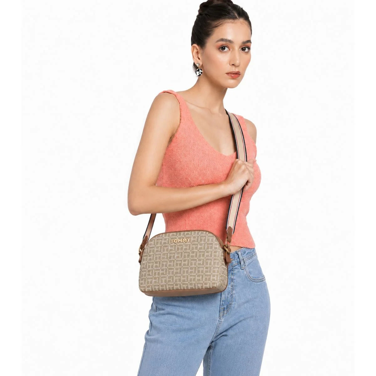 Tommy Hilfiger Essence Crossbody Women - BEG - Beige