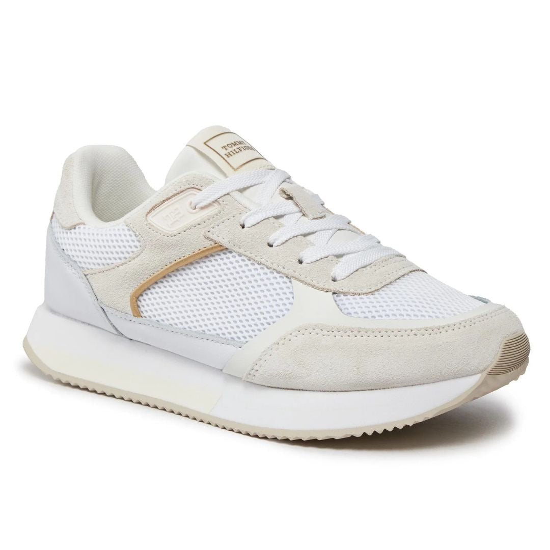 Tommy Hilfiger Essential Elevated Runner Sneakers FW0FW07700-WHT