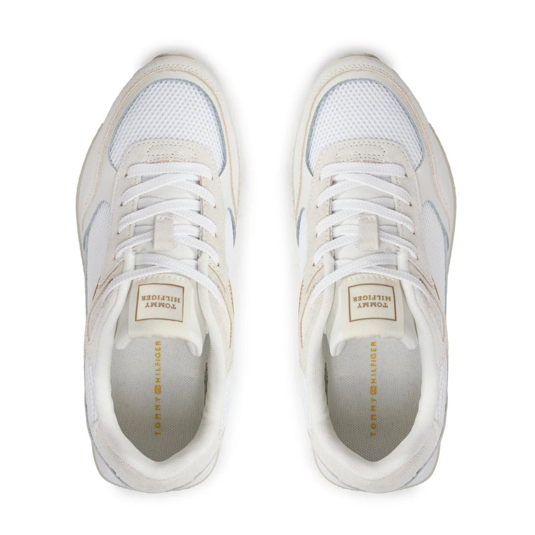 Tommy Hilfiger Essential Elevated Runner Sneakers FW0FW07700-WHT