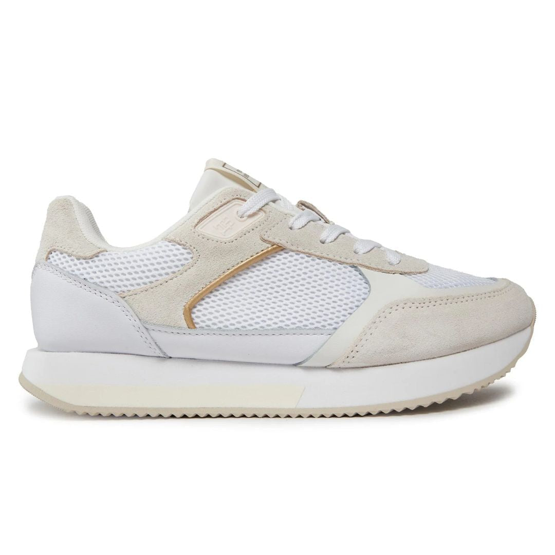 Tommy Hilfiger Essential Elevated Runner Sneakers FW0FW07700-WHT - White / 39 / M