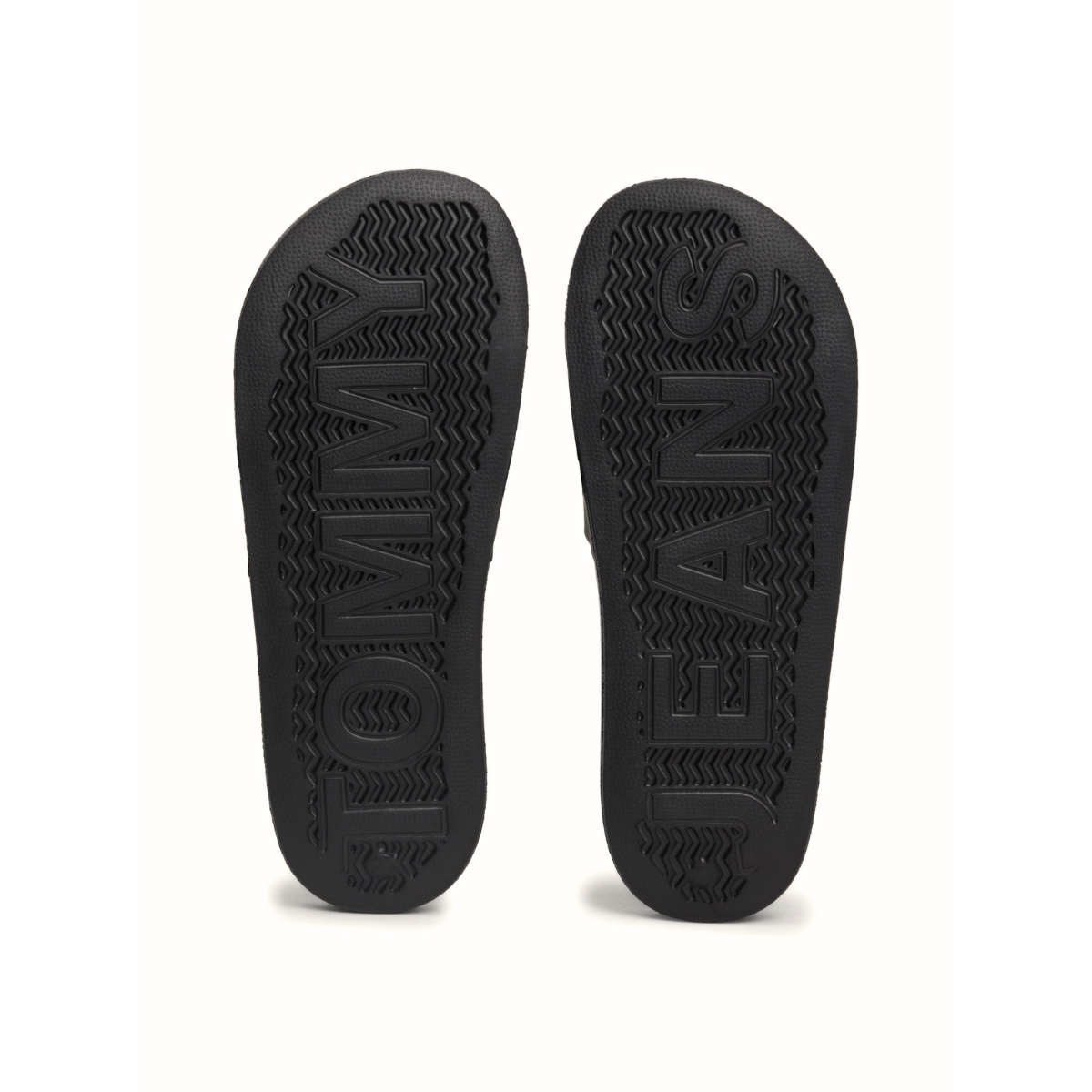 Tommy Hilfiger Essential Flag Badge Pool Slides BLK