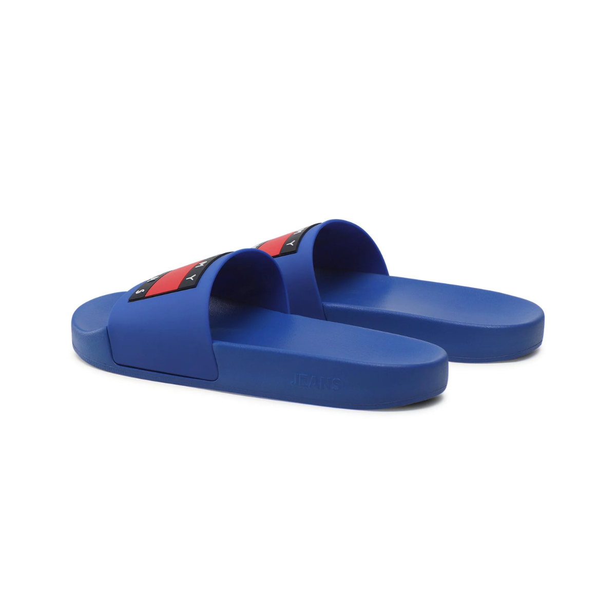 Tommy Hilfiger Essential Flag Badge Pool Slides BLU
