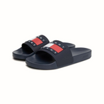 Tommy Hilfiger Essential Flag Badge Pool Slides NVY