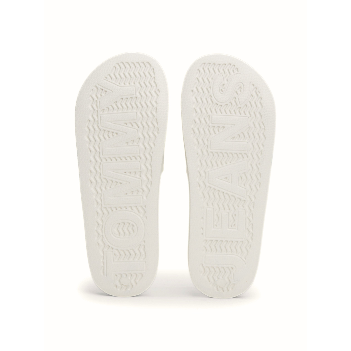 Tommy Hilfiger Essential Flag Badge Pool Slides OFFWHT
