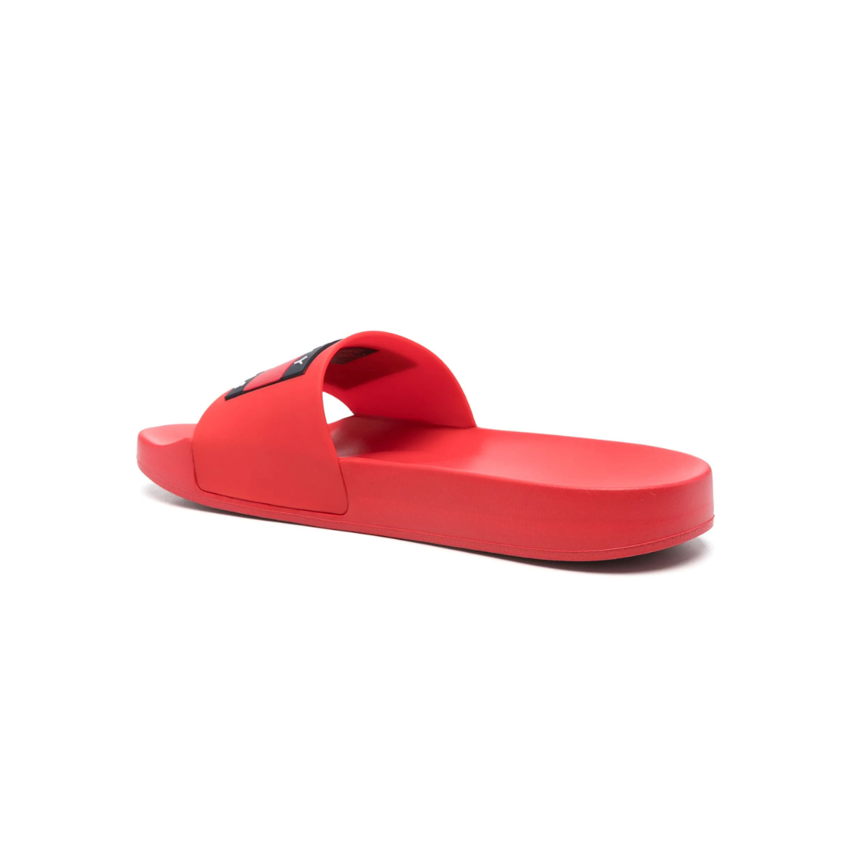 Tommy Hilfiger Essential Flag Badge Pool Slides RED