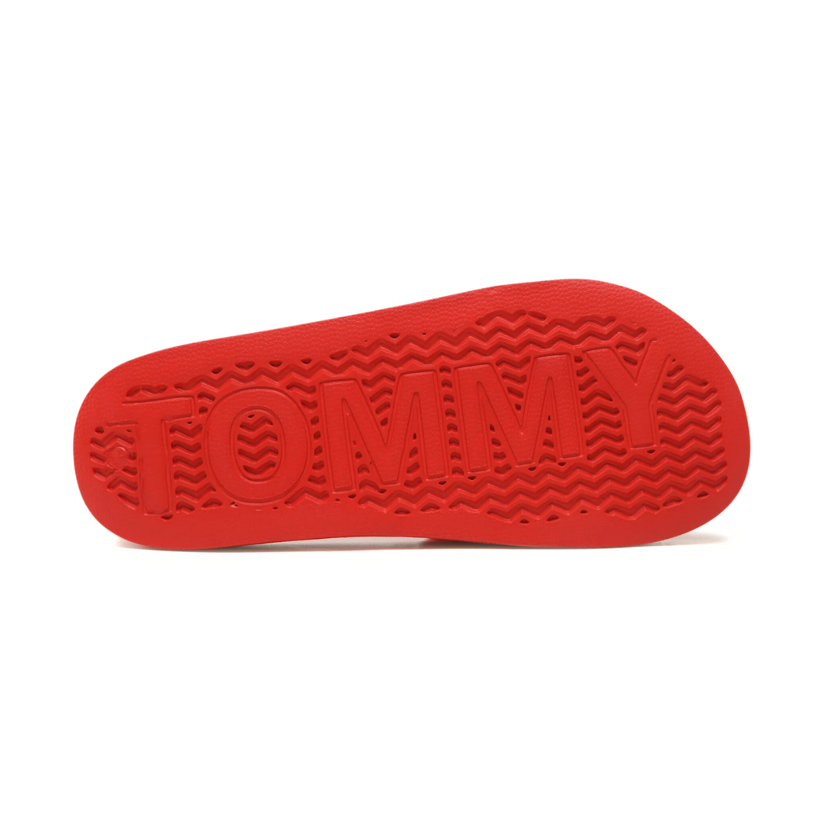 Tommy Hilfiger Essential Flag Badge Pool Slides RED