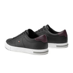 Tommy Hilfiger Essential Leather Detail Vulc Sneakers Men FM0FM04047-BLK
