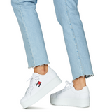 Tommy Hilfiger Essential Platform Sneakers - WHT