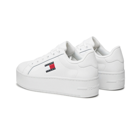 Tommy Hilfiger Essential Platform Sneakers - WHT