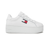 Tommy Hilfiger Essential Platform Sneakers - WHT - White / 37