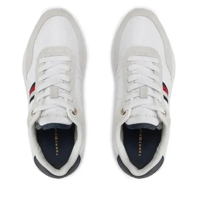 Tommy Hilfiger Essential Runner Global Stripes Women FW0FW07831 - WHT - Shoes