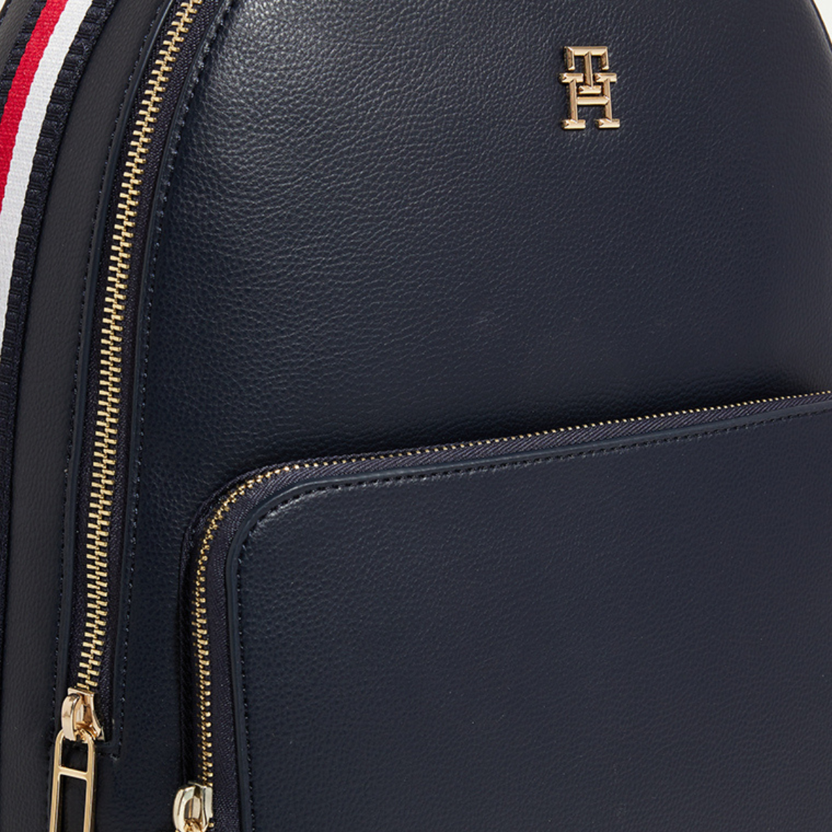 Tommy Hilfiger Essential Sc Logo Detail Zip Around Backpack - NVY - Navy