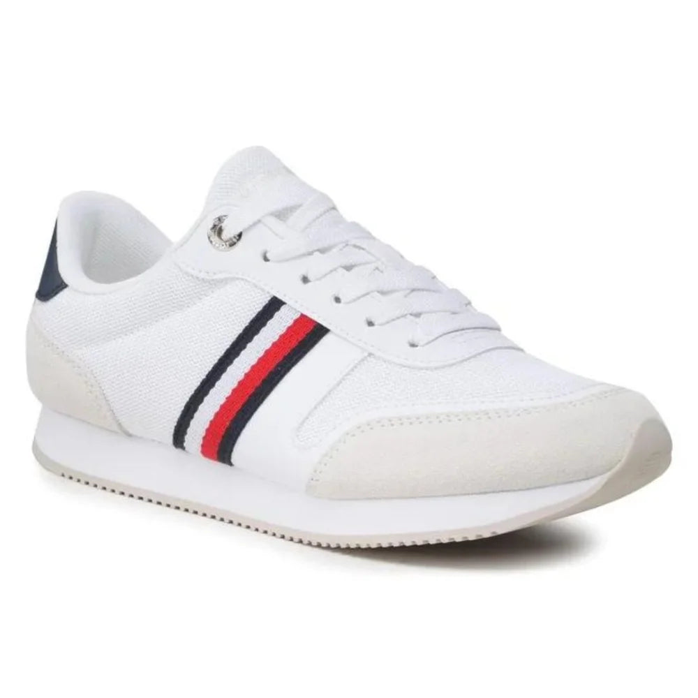 Tommy Hilfiger Essential Stripes Runner Sneakers FW0FW07382-WHT