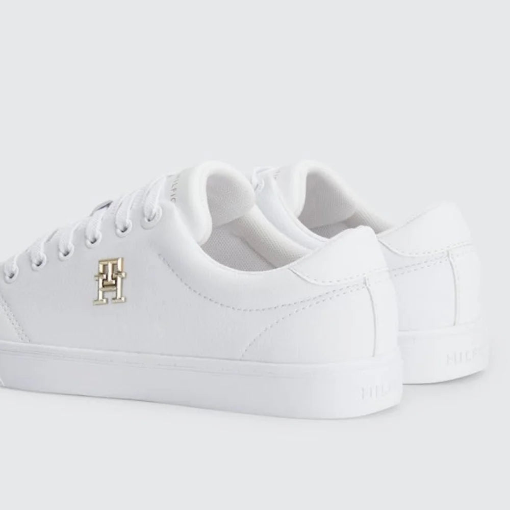 Tommy Hilfiger Essential TH LOGO Women - WHT - Shoes