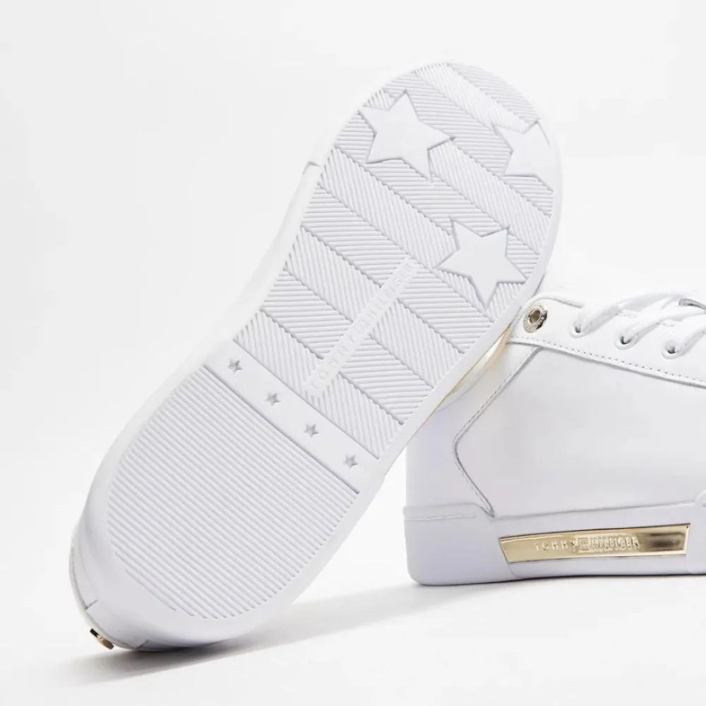 Tommy Hilfiger Essential TH LOGO Women - WHT - Shoes