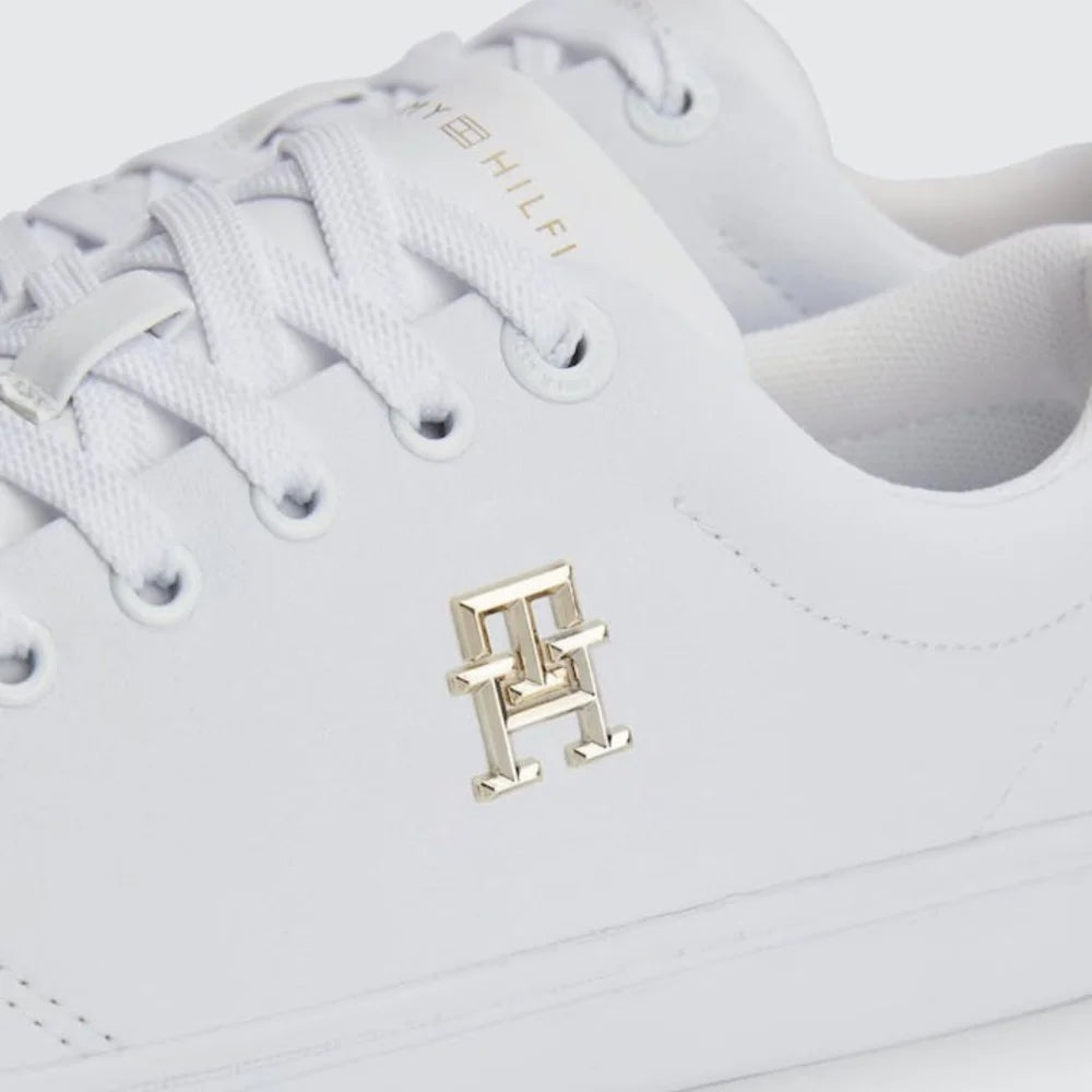 Tommy Hilfiger Essential TH LOGO Women - WHT - Shoes