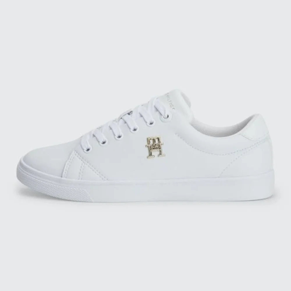 Tommy Hilfiger Essential TH LOGO Women - WHT - Shoes