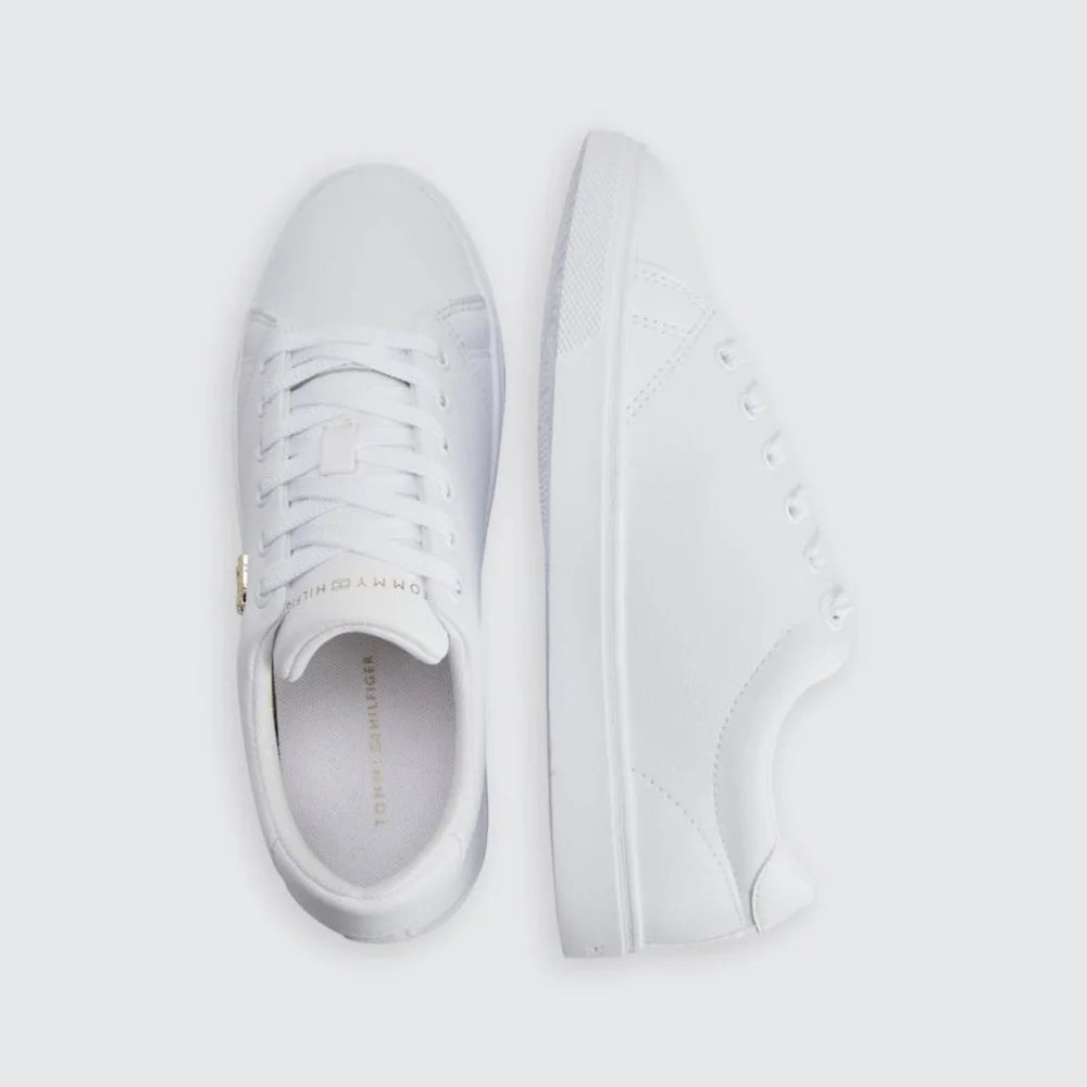 Tommy Hilfiger Essential TH LOGO Women - WHT - Shoes