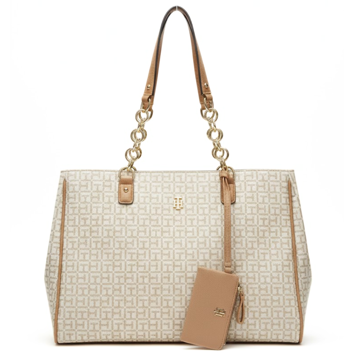Tommy Hilfiger Evelyn Convertible Satchel Shoulder Bag women - BEG - Beige