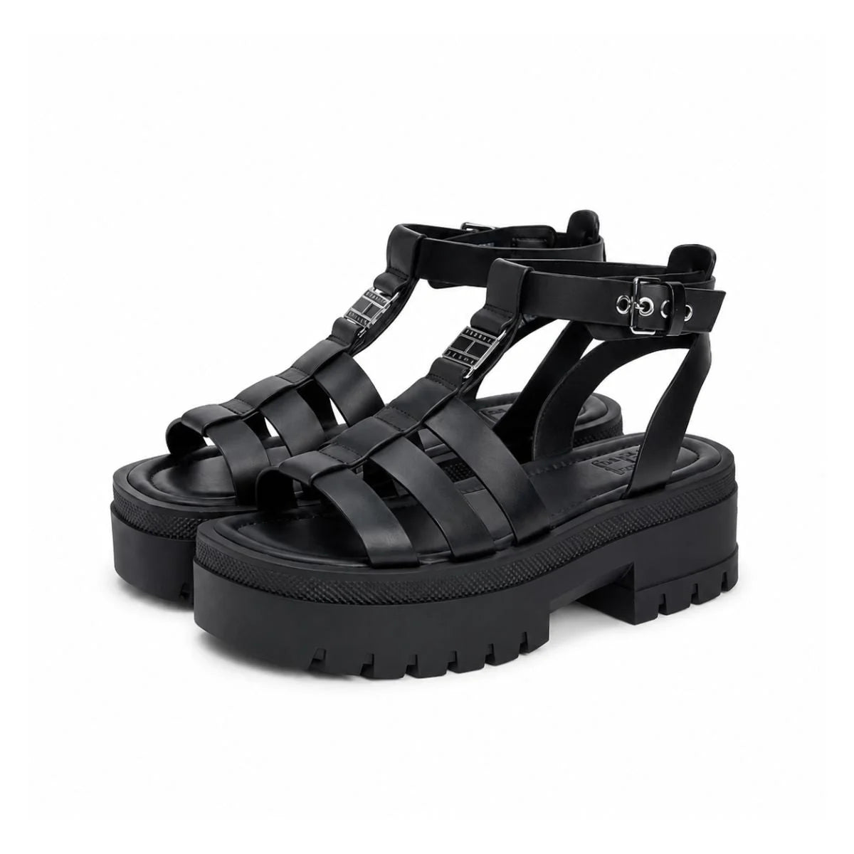 Tommy Hilfiger Fisherman leather sandal Women - BLK - Black / 36