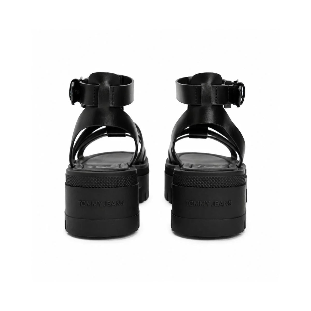 Tommy Hilfiger Fisherman leather sandal Women - BLK