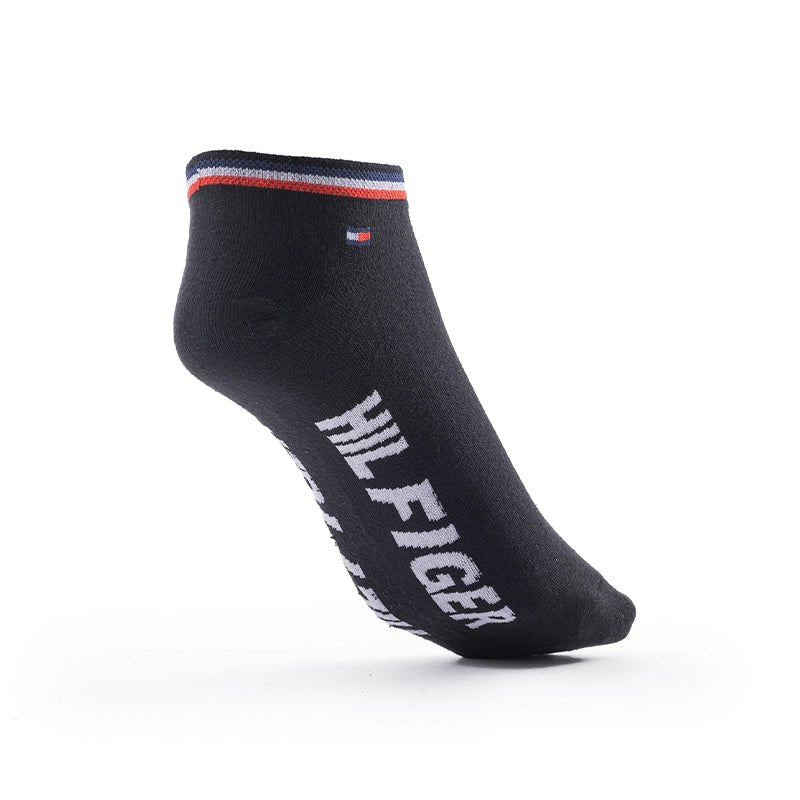 Tommy Hilfiger Flag Logo 3-Pack Socks - BLK - C1 / 3 Pairs / OS
