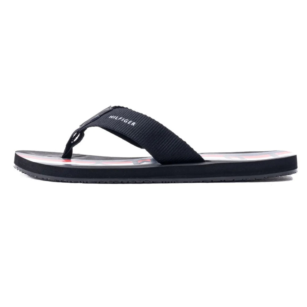 Tommy Hilfiger Flag Logo Flip Flop Men - NVYRED - Shoes