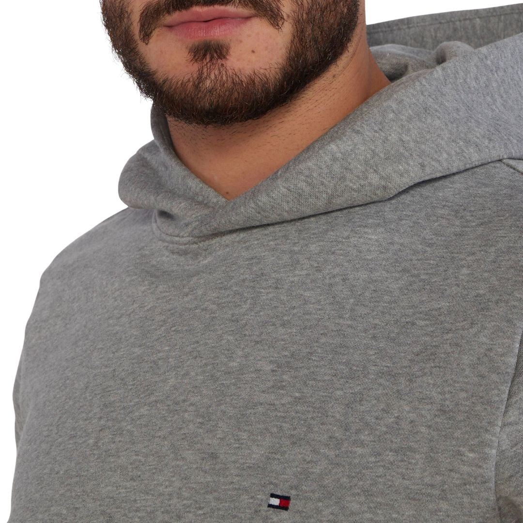 Tommy Hilfiger Flag Logo Hoody Men MW0MW34266-GRY