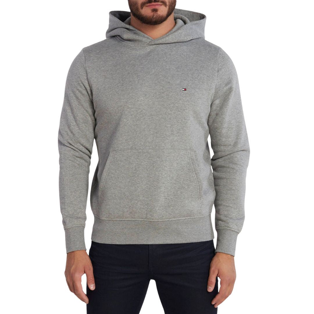 Tommy Hilfiger Flag Logo Hoody Men MW0MW34266-GRY