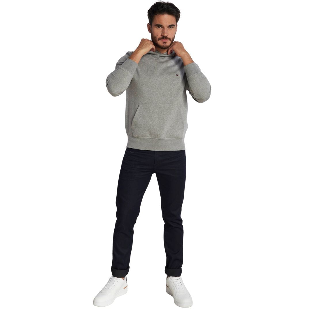 Tommy Hilfiger Flag Logo Hoody Men MW0MW34266-GRY