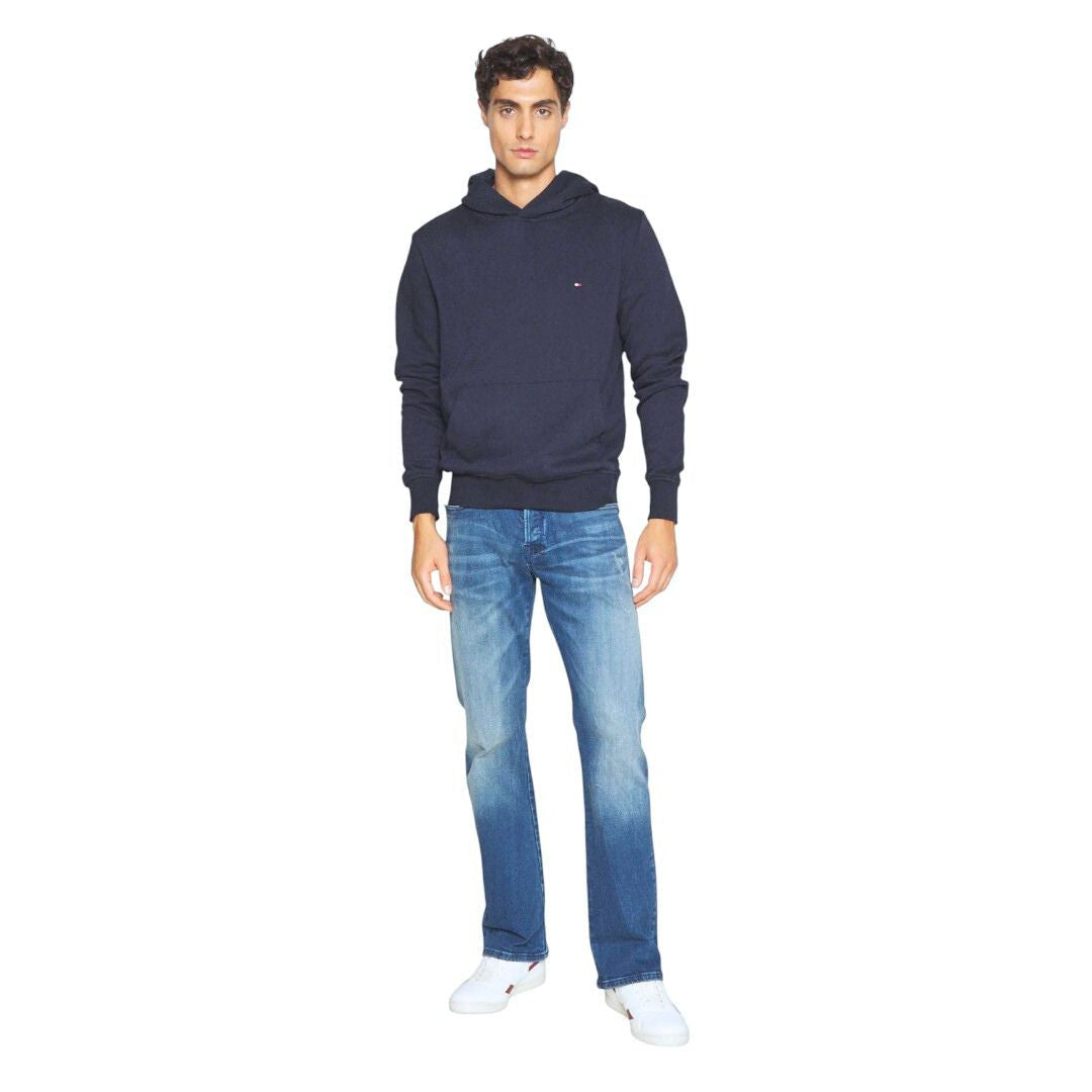 Tommy Hilfiger Flag Logo Hoody Men MW0MW34266-NVY