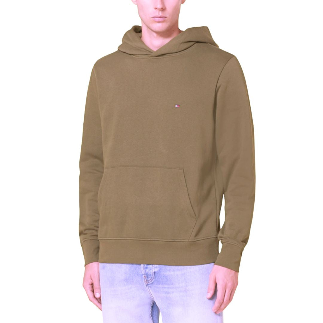Tommy Hilfiger Flag Logo Hoody Men MW0MW34266-OLV