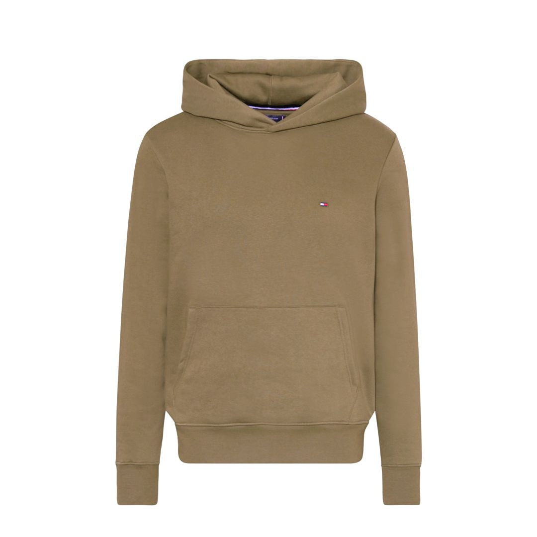 Tommy Hilfiger Flag Logo Hoody Men MW0MW34266-OLV - Dusky Olive / S