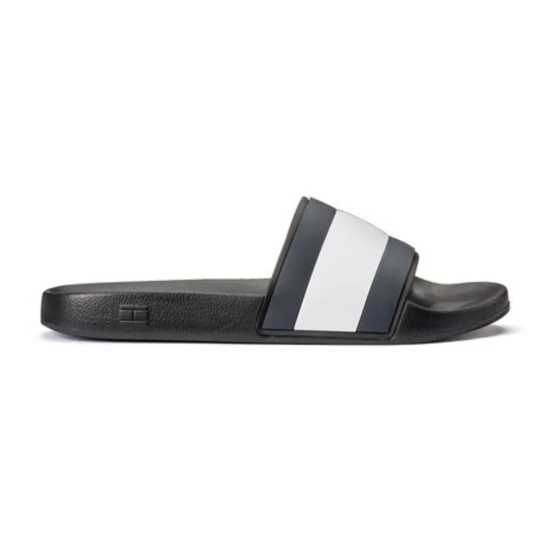 Tommy Hilfiger FLAG Pool Slides - BLK