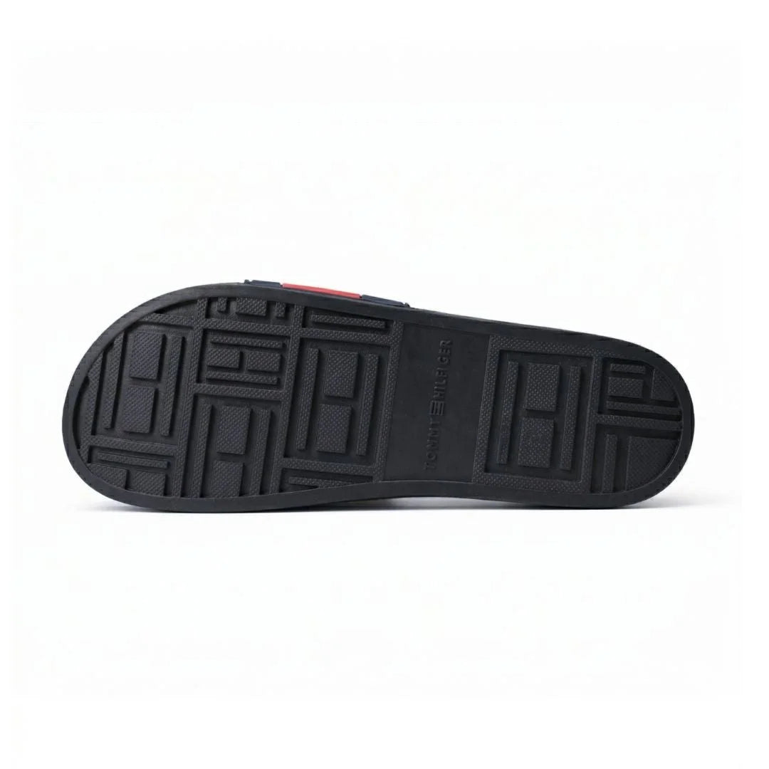 Tommy Hilfiger FLAG Pool Slides - BLK