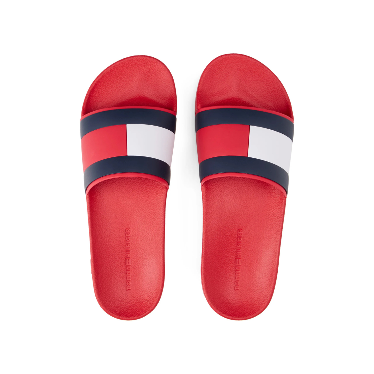 Tommy Hilfiger FLAG Pool Slides RED