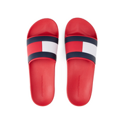 Tommy Hilfiger FLAG Pool Slides RED