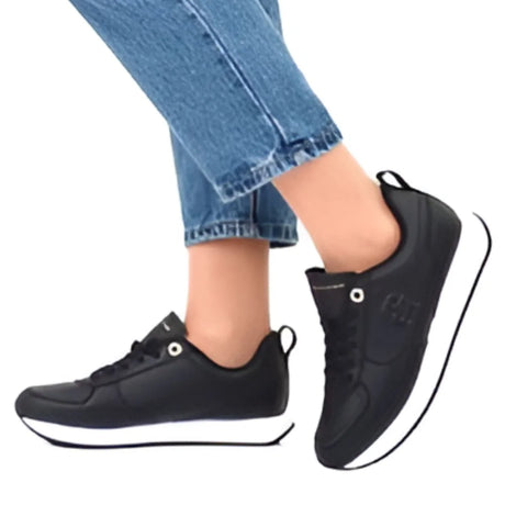 Tommy Hilfiger Freja 3A Leather Sneaker - BLK