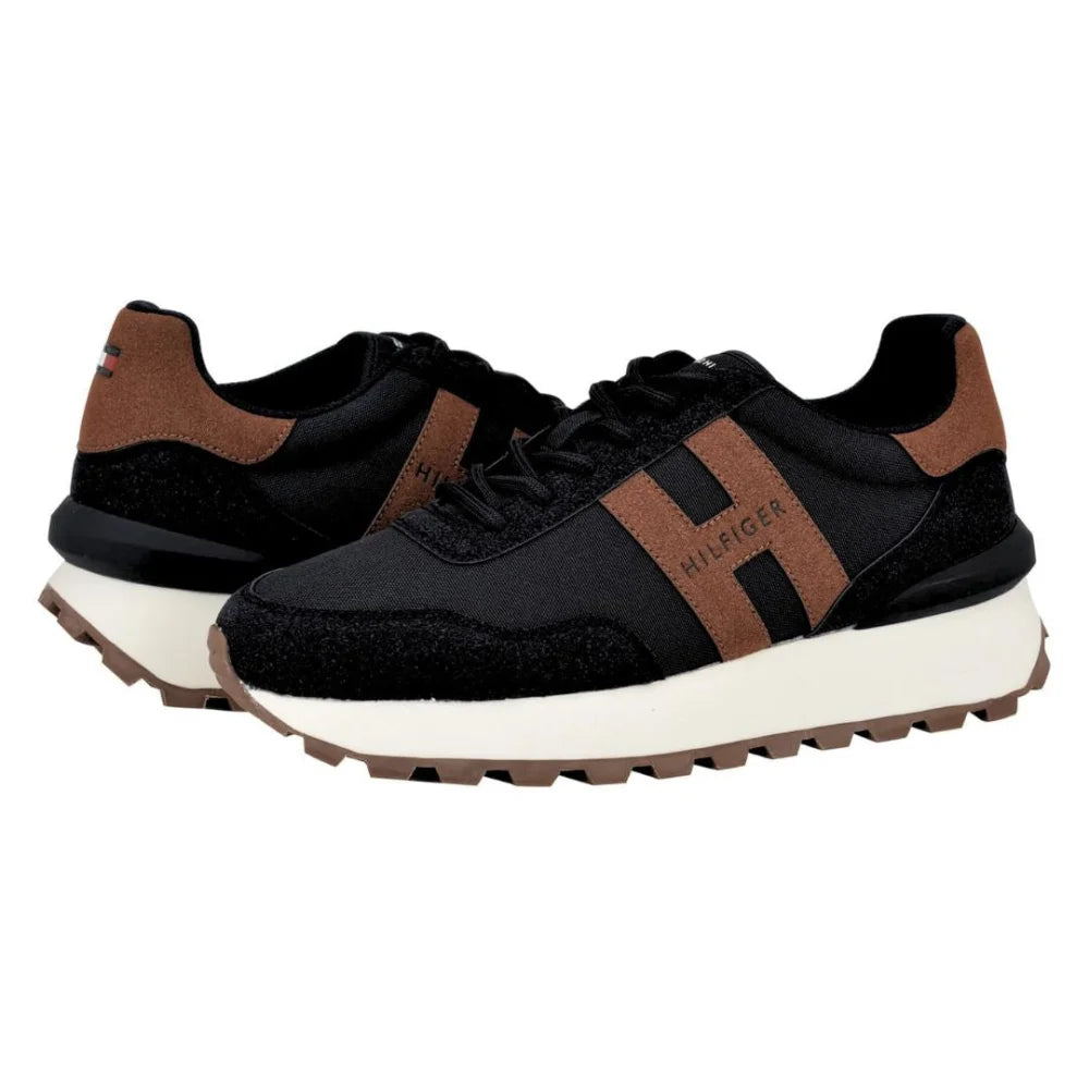 Tommy Hilfiger Gani Sneakers Men - BLKTAN - Black/Tan / 41 / D - Medium