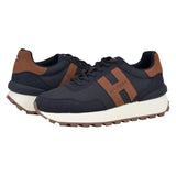 Tommy Hilfiger Gani Sneakers Men - NVYTAN - Navy/Tan / 41 / D - Medium