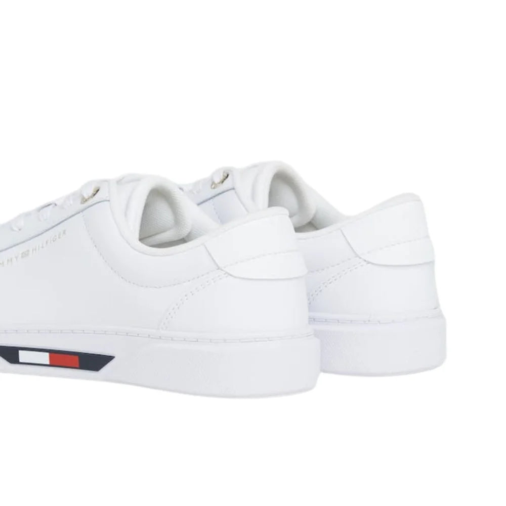 Tommy Hilfiger Global Stripes Court Sneakers Women FW0FW07559-WHT